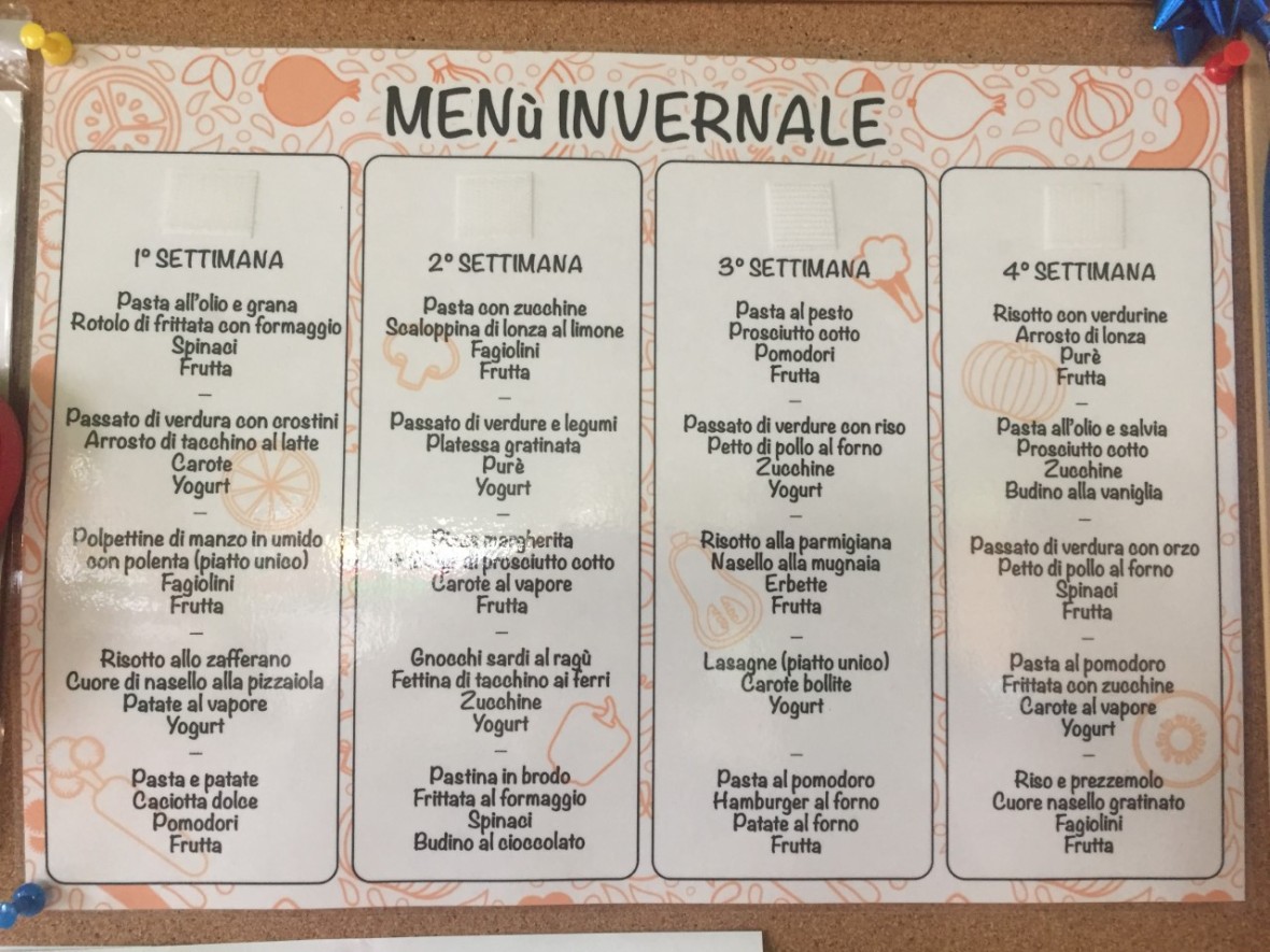menu invernale